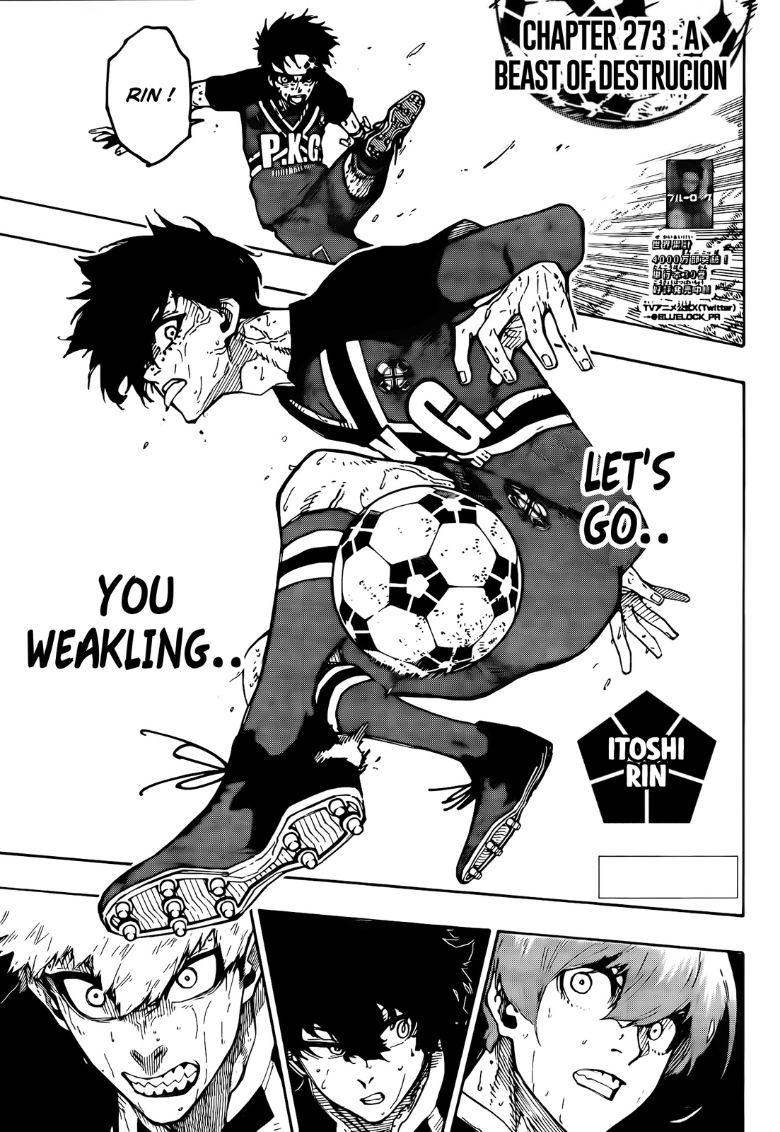 Blue Lock Chapter 273 image 01